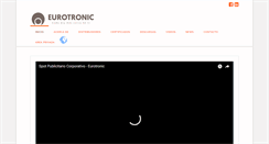 Desktop Screenshot of eurotronic-europe.com