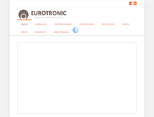 Tablet Screenshot of eurotronic-europe.com